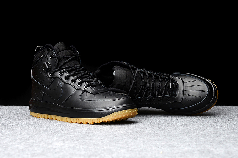 New Nike Air Force 1 Platypus Black Gum Sole Shoes